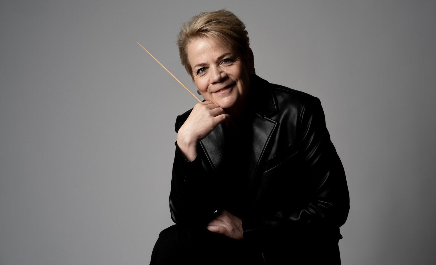 Marin Alsop, en una imagen promocional. 