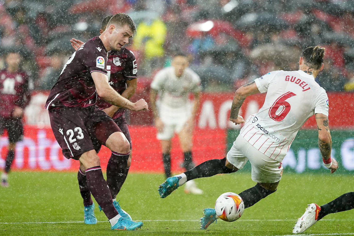 Fotos: Las imágenes del partido entre el Sevilla y la Real Sociedad