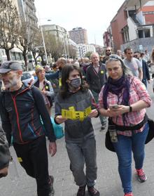 Imagen secundaria 2 - Varios momentos de la marcha.