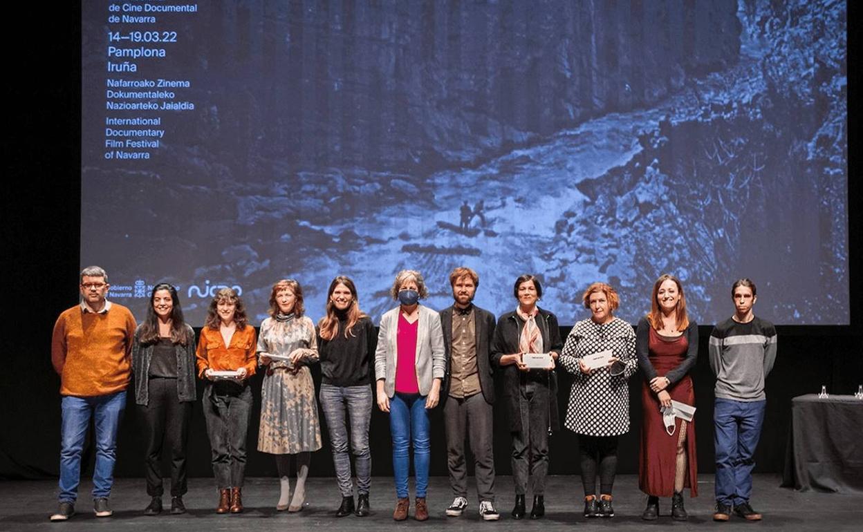 Sari-banaketa ekitaldia Nafarroako Zinema Dokumentaleko Nazioarteko Jaialdiaren 16. edizioa ixteko.