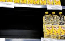 Poco aceite de oliva y de girasol