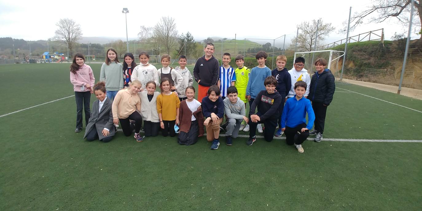 Los alumnos de 5º de Primaria.