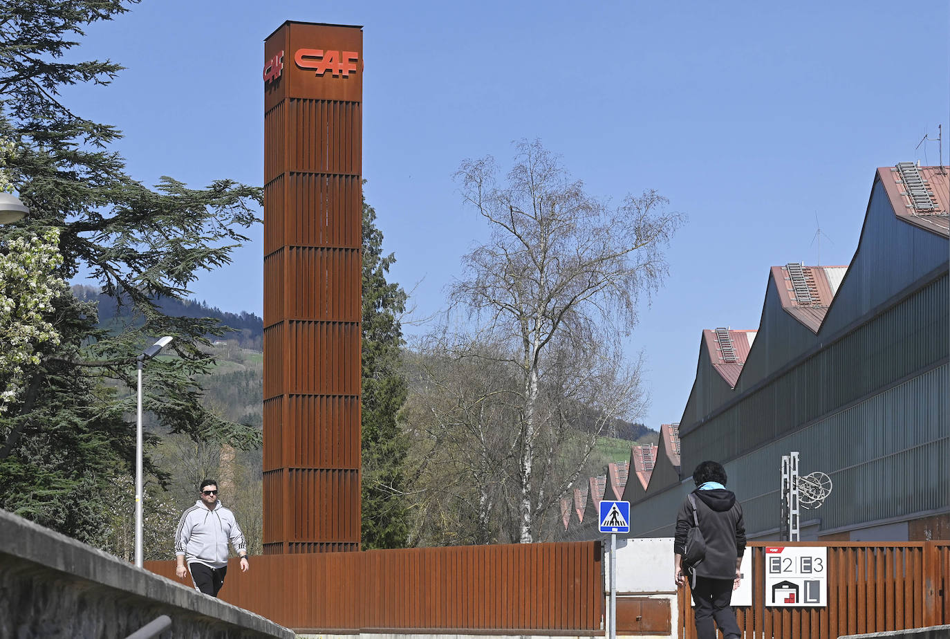 Exterior de la planta de CAF en Beasain.