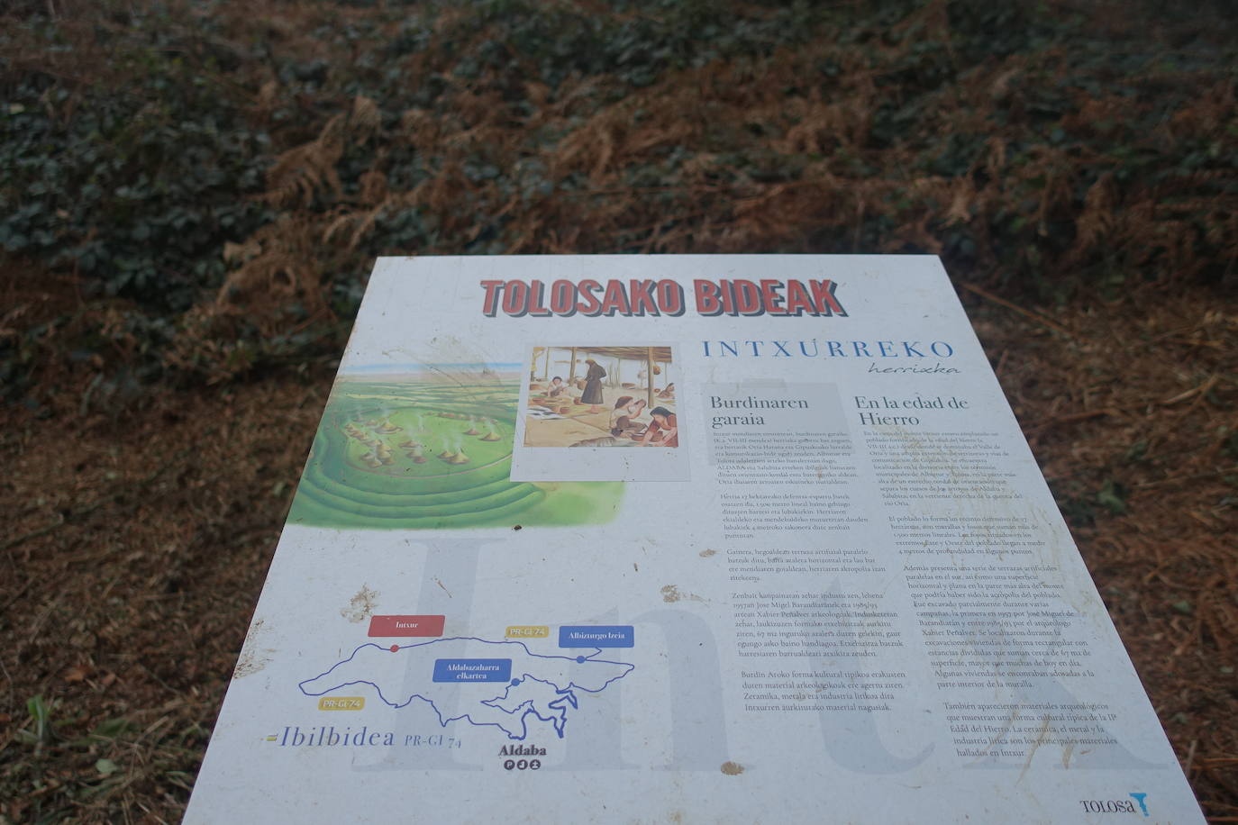 Fotos: Intxur, por el antiguo castro de Tolosaldea