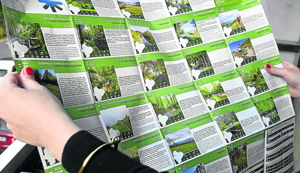 La mayoría de los itinerarios han sido diseñados y marcados por los ayuntamientos de Tolosaldea. 