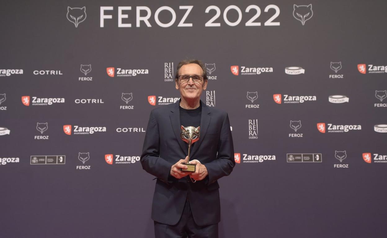 Alberto Iglesias empezó este año su 'cosecha de premios' en Zaragoza, con los Feroz. Hoy espera seguir. 