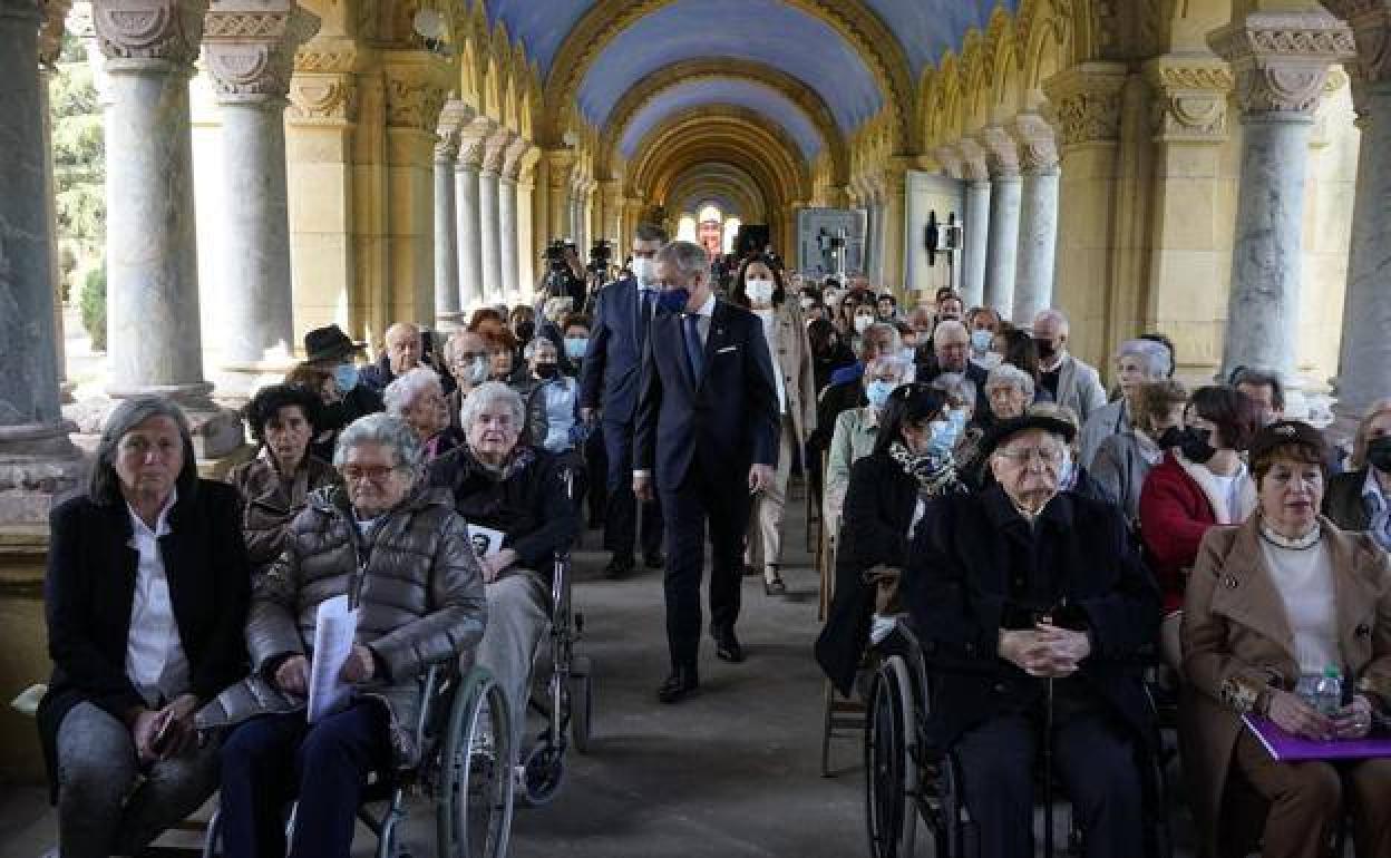 Urkullu, durante el acto celebrado en Bilbao. 