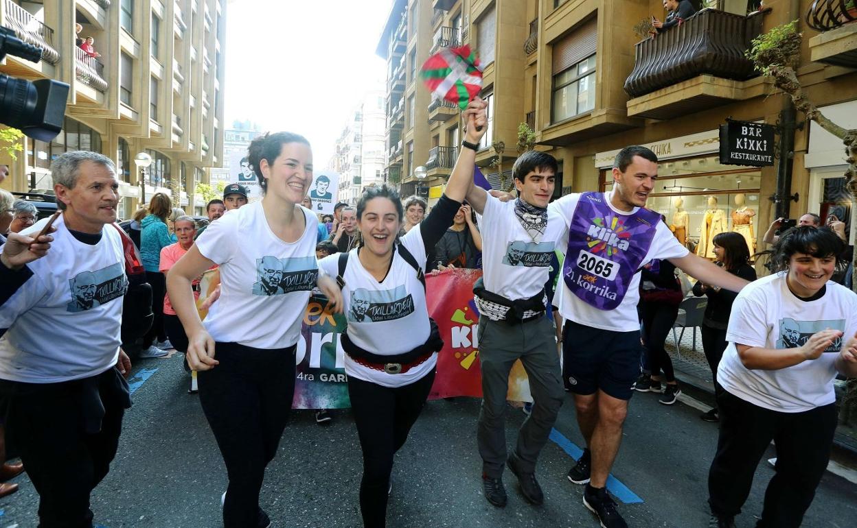 2019an Donostiatik igaro egin zen 21. Korrika. 22.a amaitu egingo da bertan.