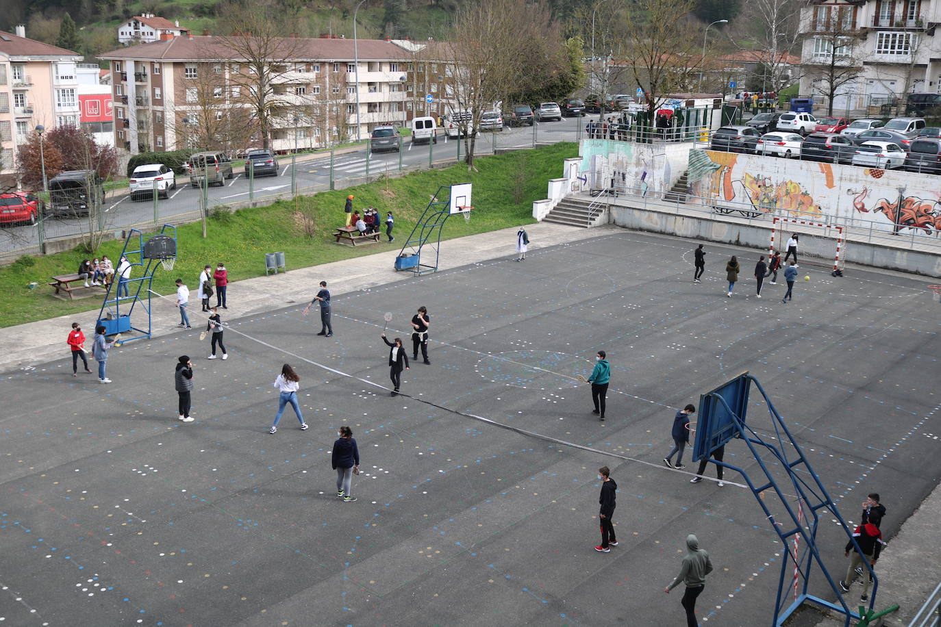 Fotos: Los alumnos del Instituto Oianguren de Ordizia