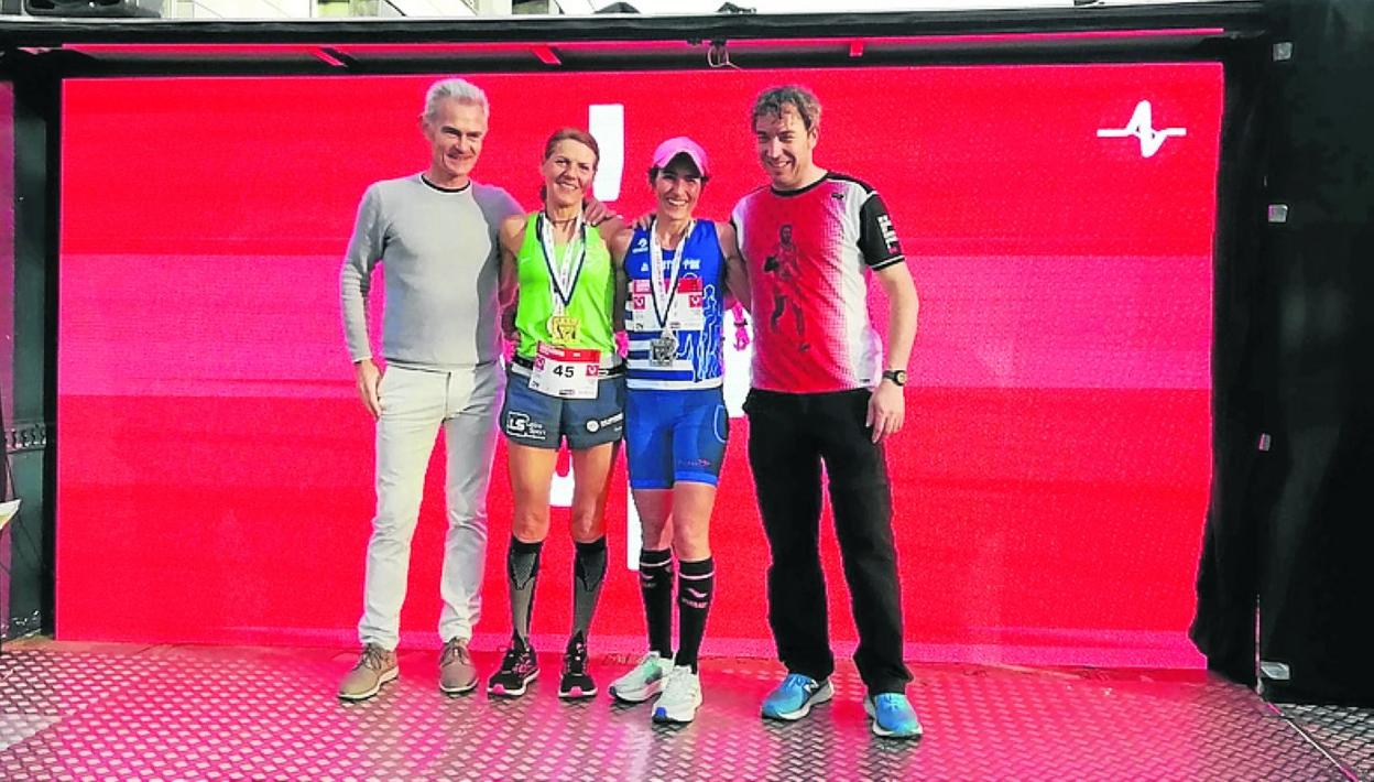 Eva Esnaola logró el oro en la media maratón de Azkoitia-Azpeitia.