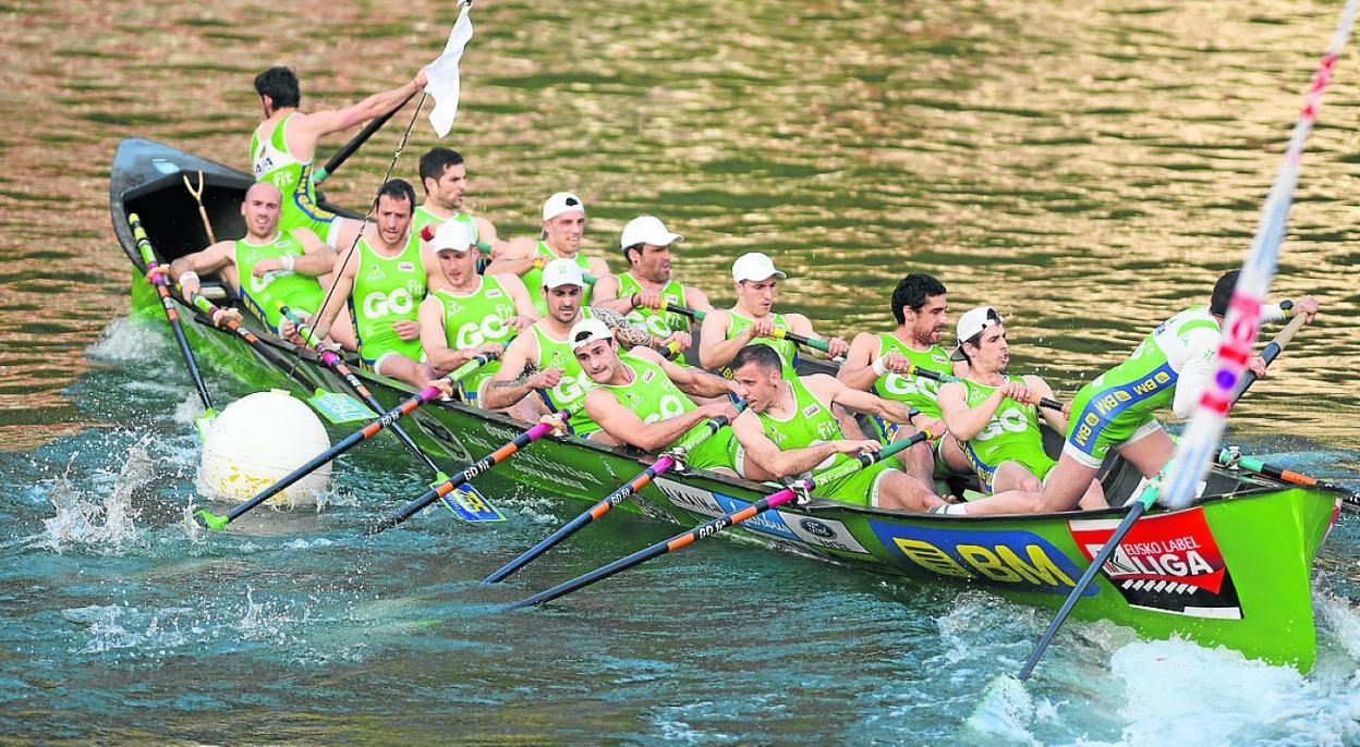 Ciaboga de la Ama Guadalupekoa en el test de San Pedro del pasado sábado. 