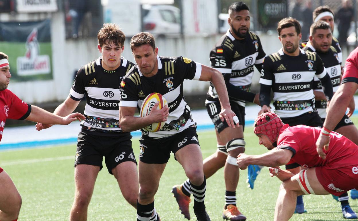 El Ampo Ordizia en su partido contra El Salvador. 