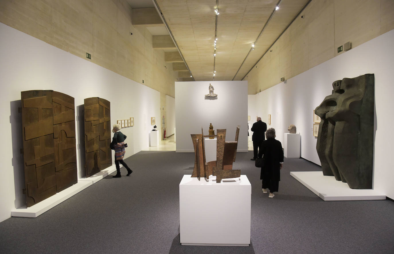 Fotos: Chillida y Oteiza, juntos en San Telmo