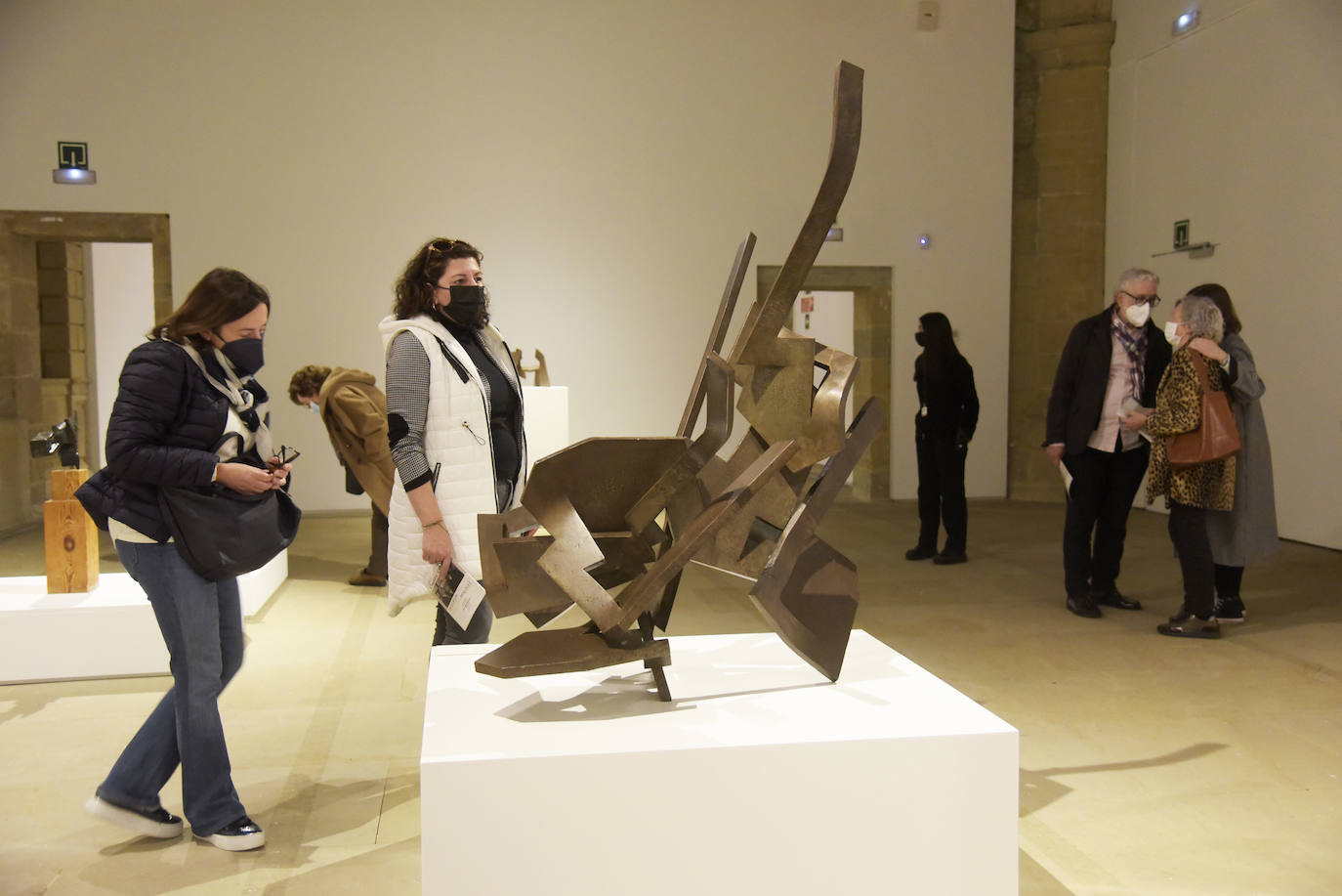 Fotos: Chillida y Oteiza, juntos en San Telmo