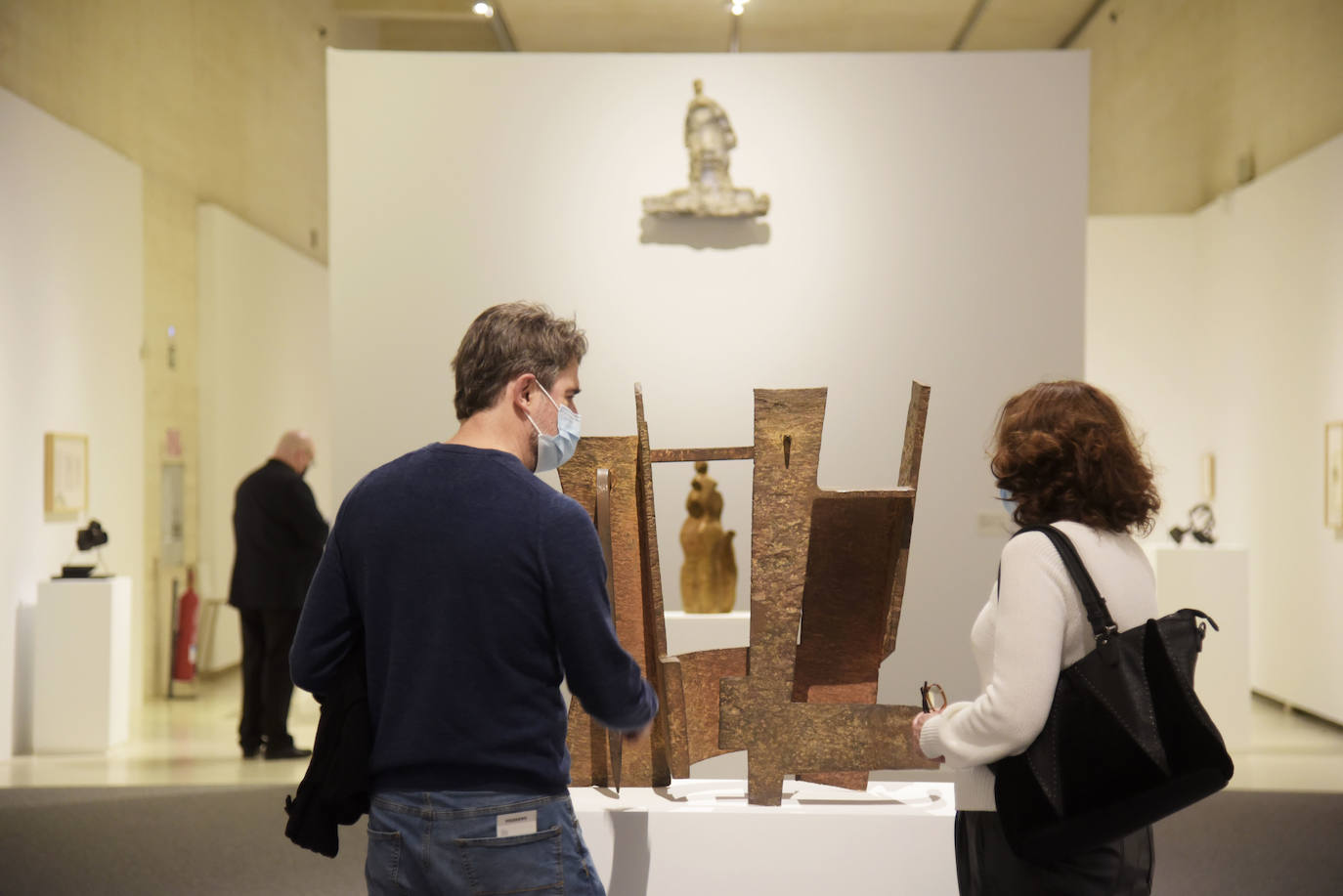 Fotos: Chillida y Oteiza, juntos en San Telmo