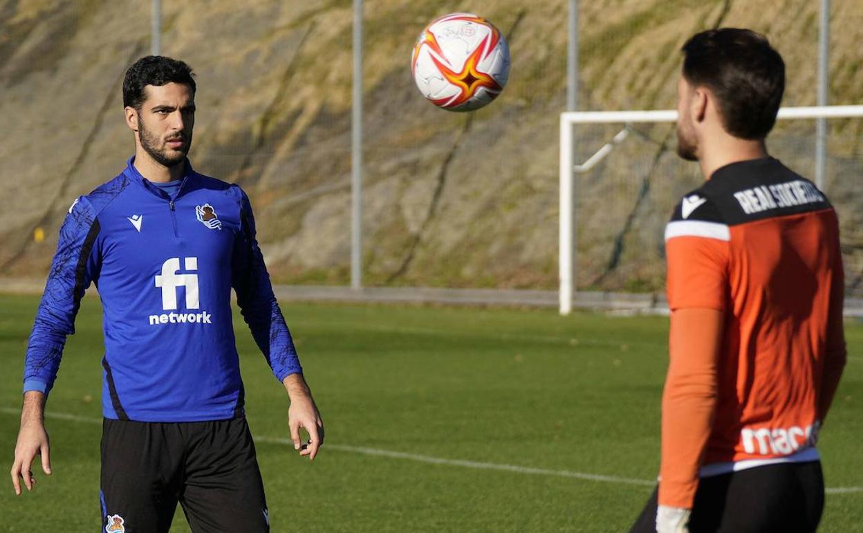 Imagen de archivo de un entrenamiento de la Real.