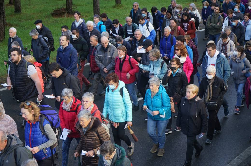 Fotos: Nueva edición de la marcha a Arantzazu