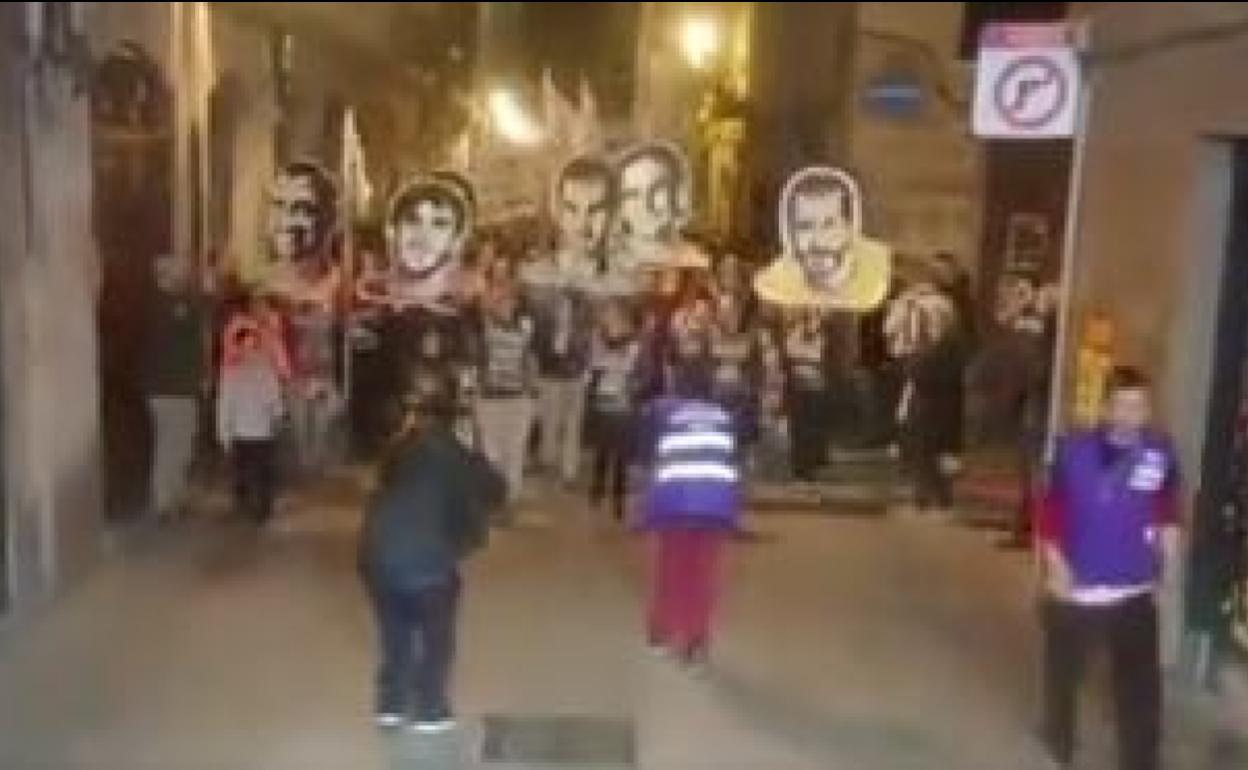 Imagen de un vídeo difundido por Covite.