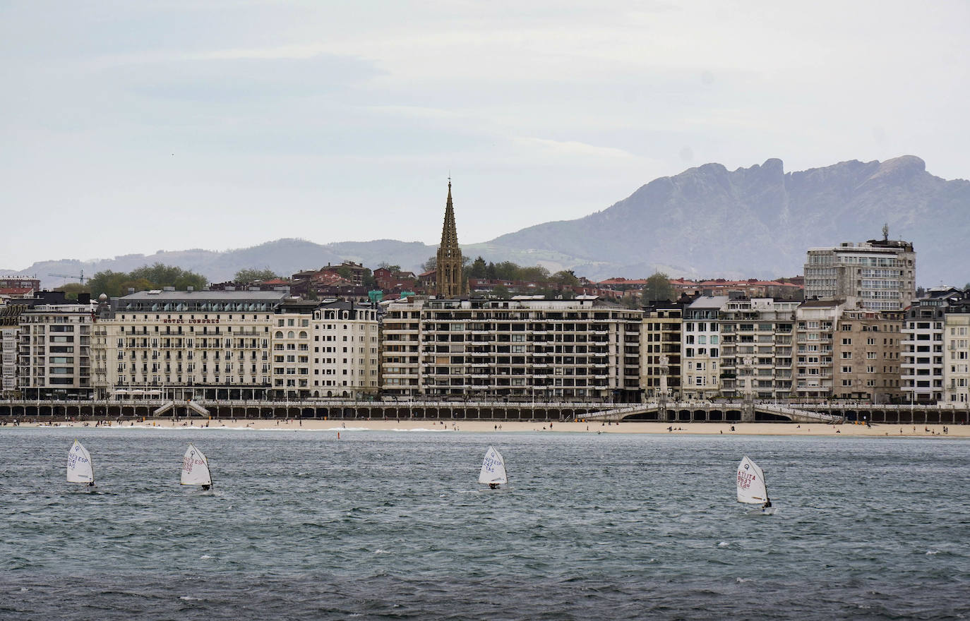 Fotos: Imágenes del día caluroso en Gipuzkoa