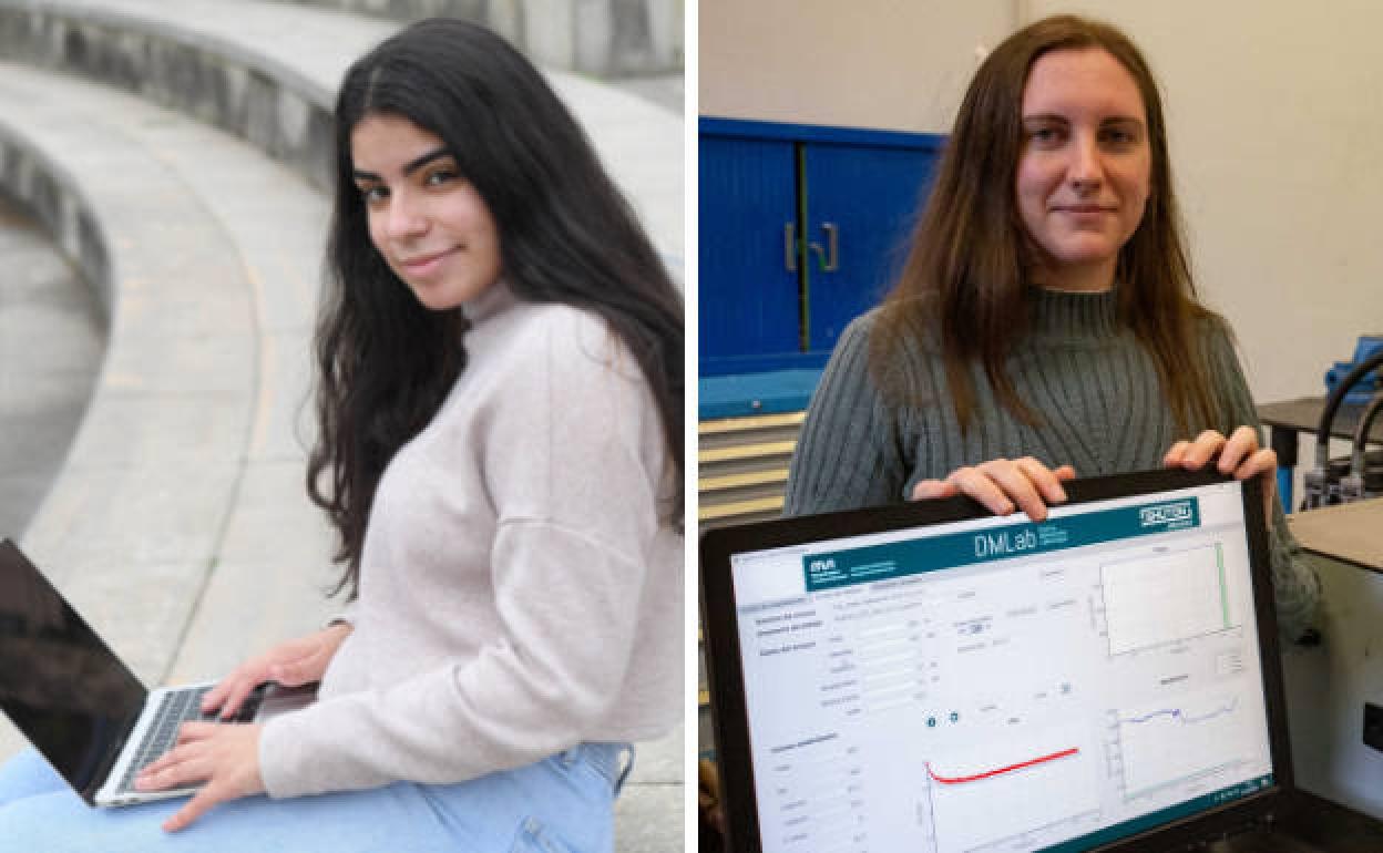 Maitane Aldalur y Loredi Altzibar están encantadas con sus primeras experiencias laborales. 