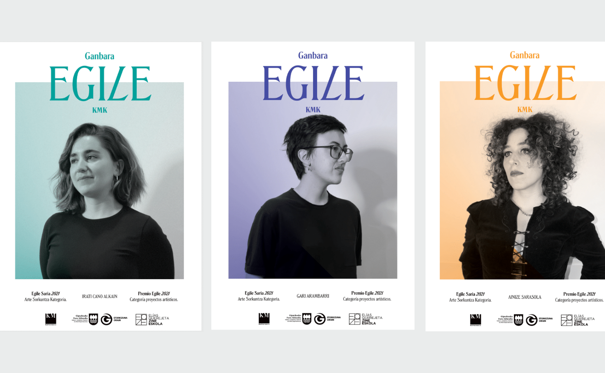 La Ganbara del KM reabre con tres muestras de los galardonados en los Premios Egile
