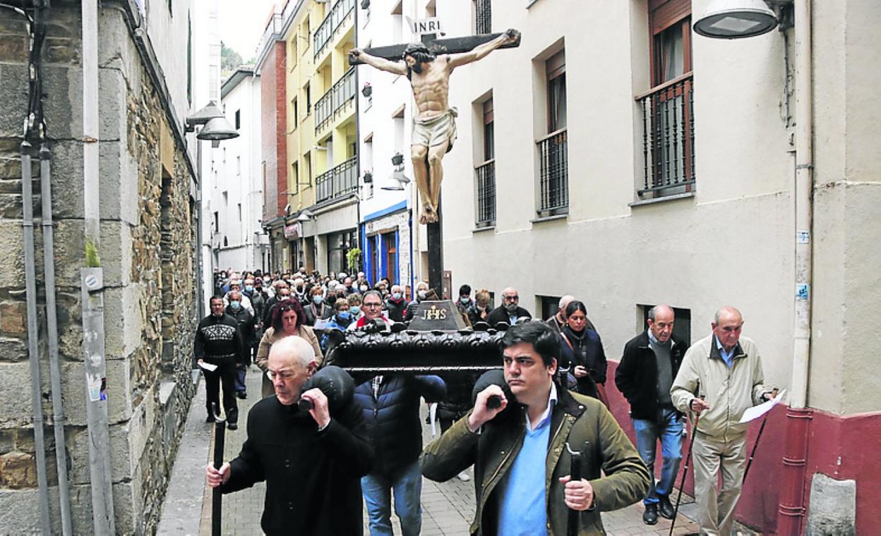 El Vía Crucis, después de tres años de ausencia. 