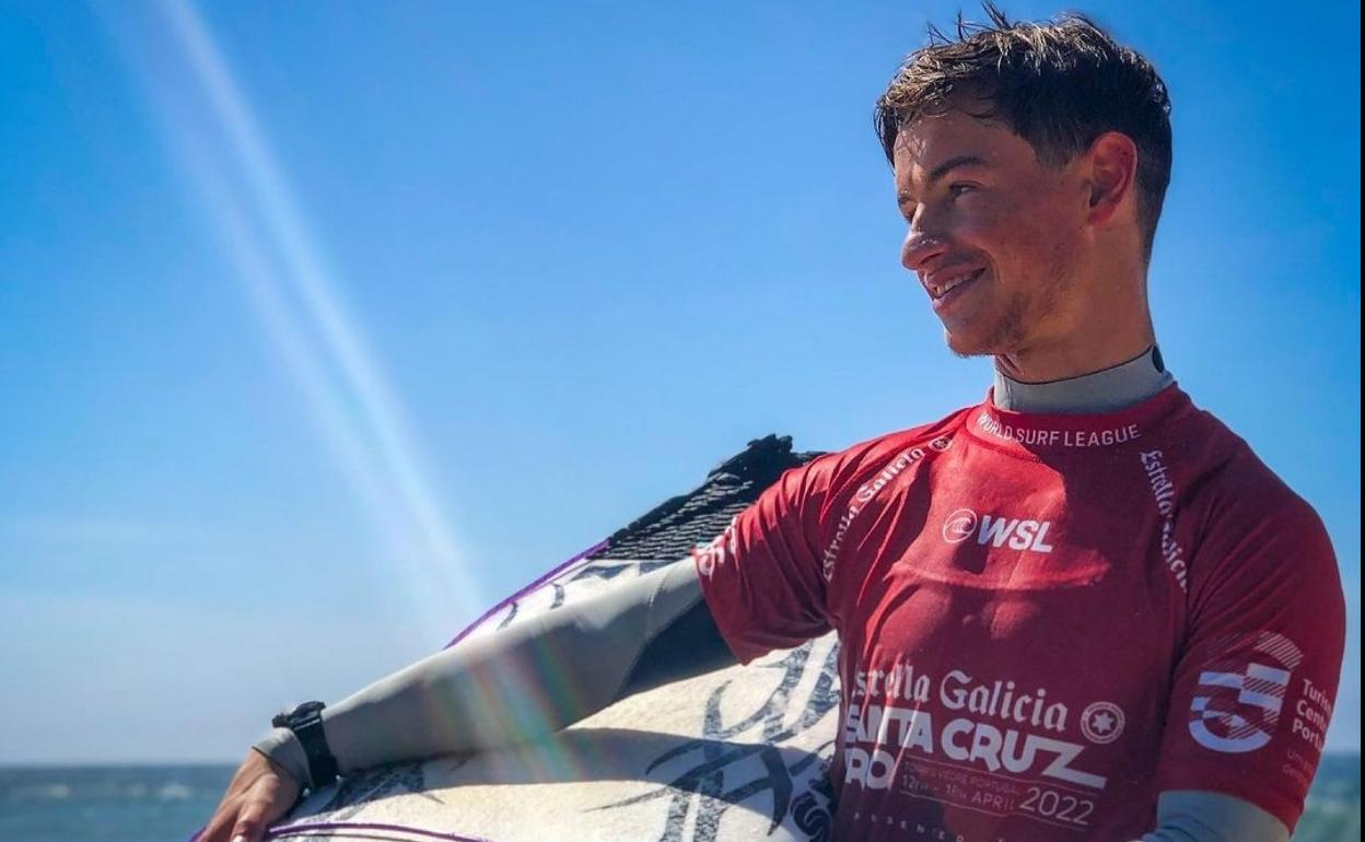 Adur Amatriain, en la última cita celebrada en Portugal. 