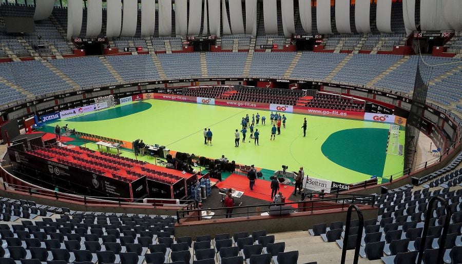 Fotos: El entrenamiento del Bera Bera, en imágenes