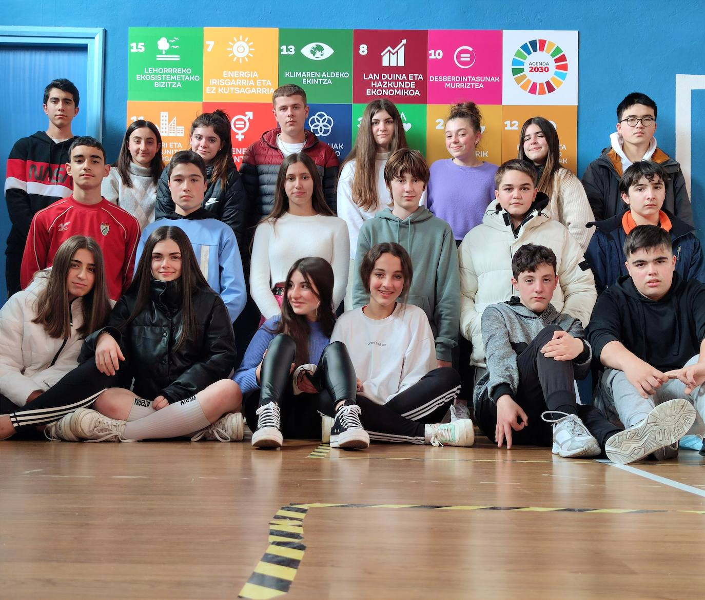 Los alumnos de DBH 2º A.