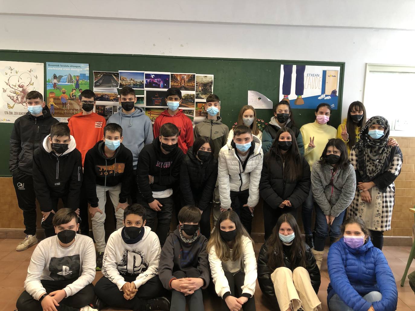 Los alumnos de DBH 3º A.