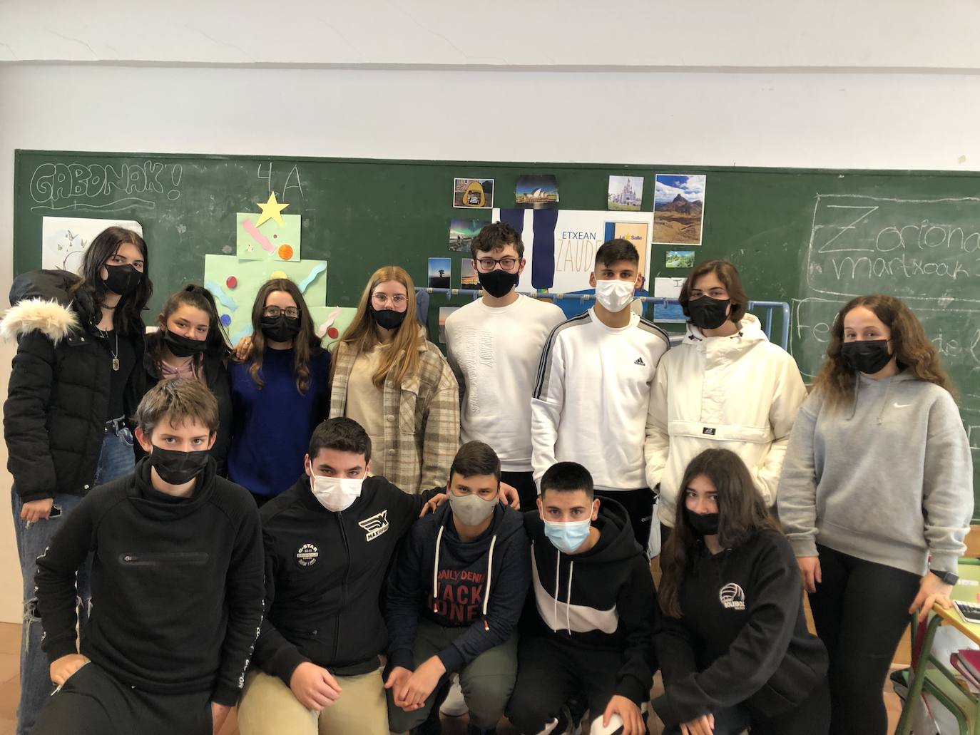 Los alumnos de DBH 4º A.