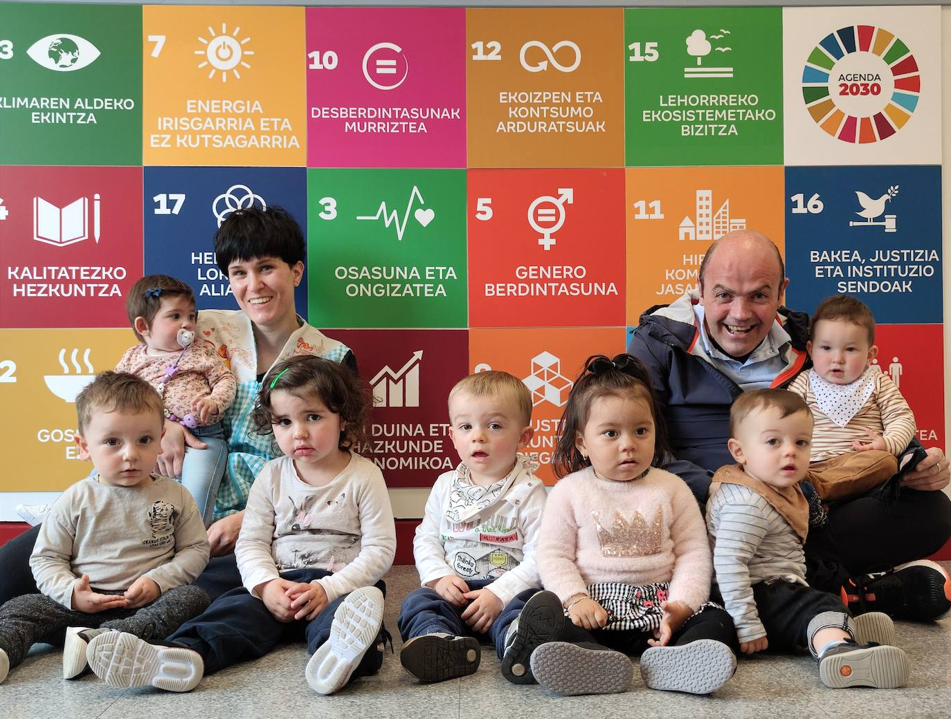 Los txikis de la Haur Eskola.