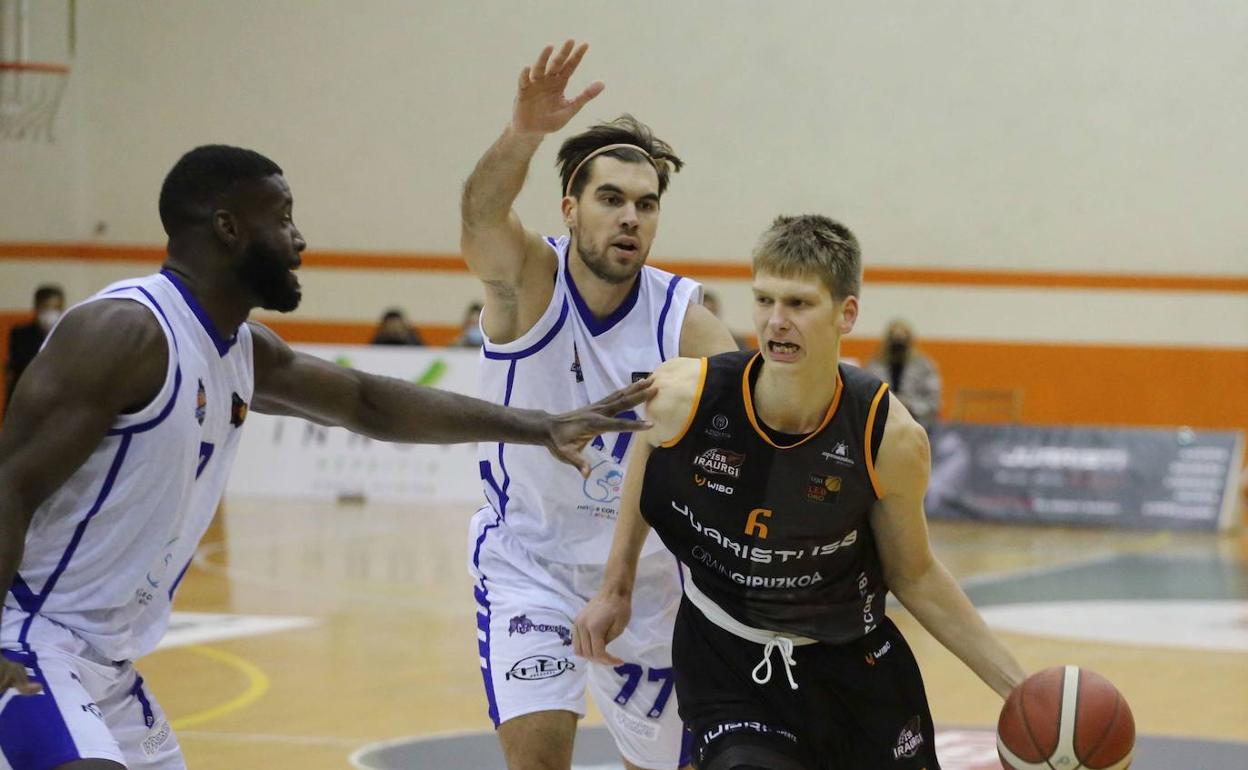 Pavel Savkov, esta temporada en el partido ante el Almansa.