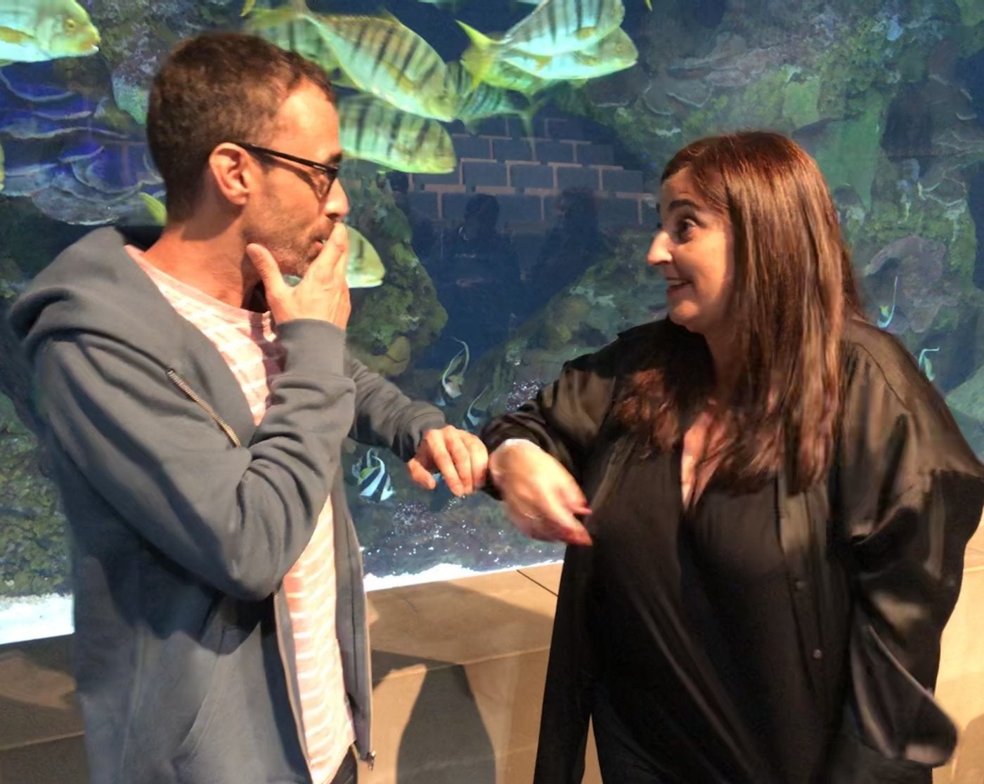 ¿Qué secretos revela Ibon Martín a su colega Arantza Portabales en el Aquarium? ¿O los cuenta ella? 