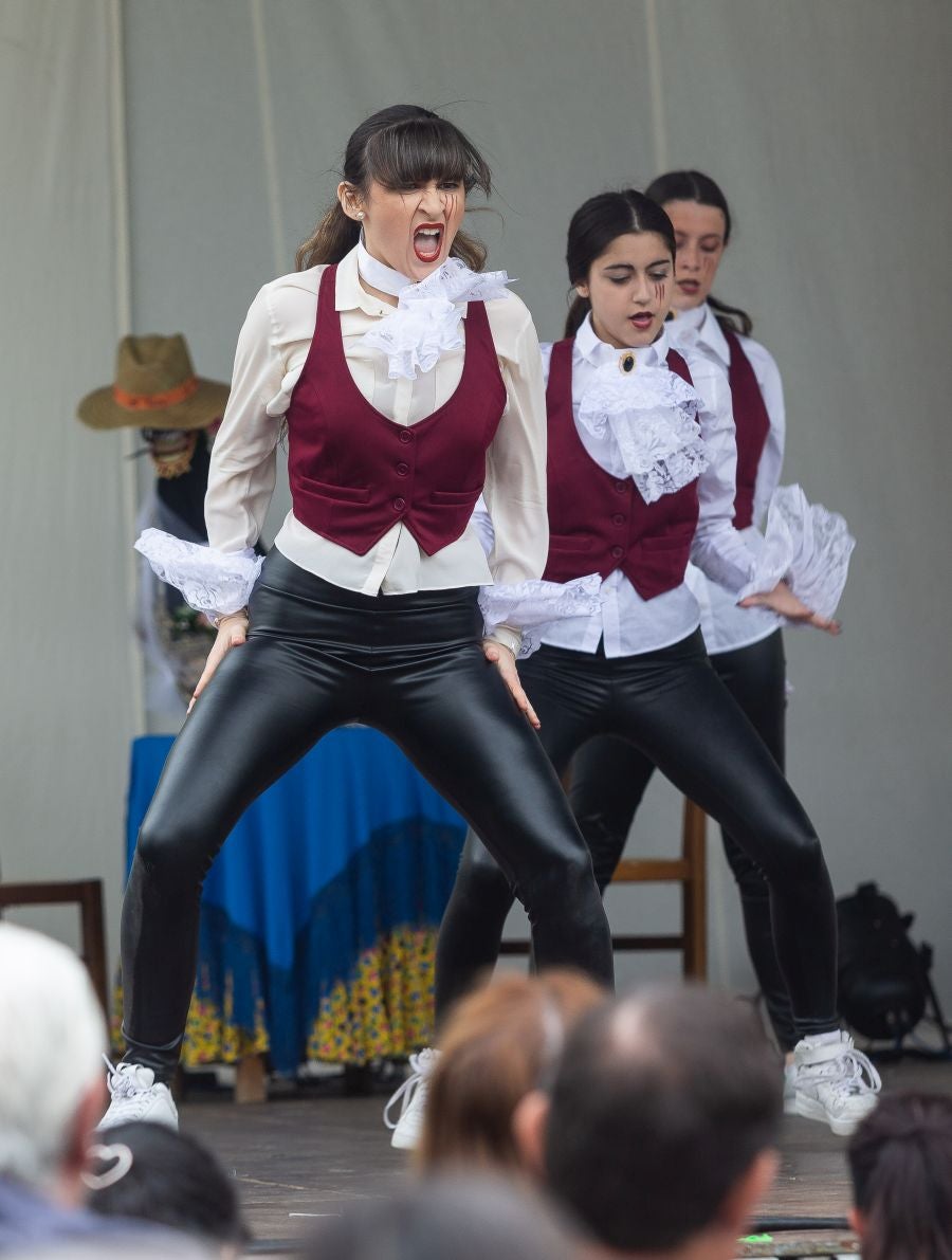 Los bailes, la música, la bebida y comida han sido los grandes protagonistas de la feria este sábado, organizada un año más por la Asociación Embrujo Andaluz. 