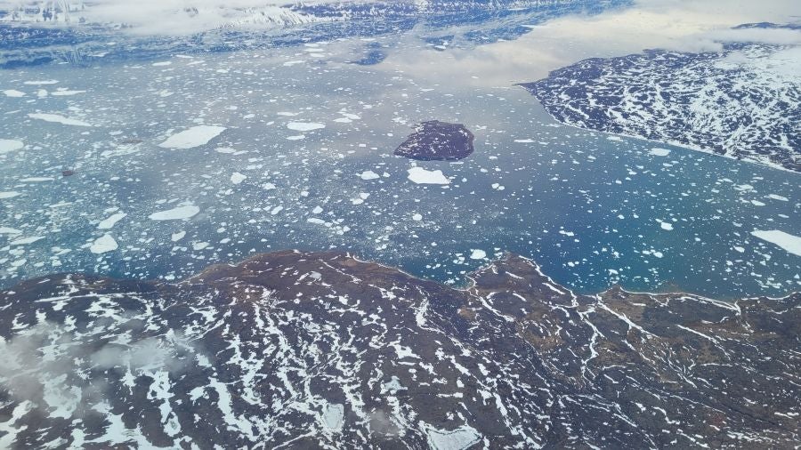 Vistas desde el vuelo. 