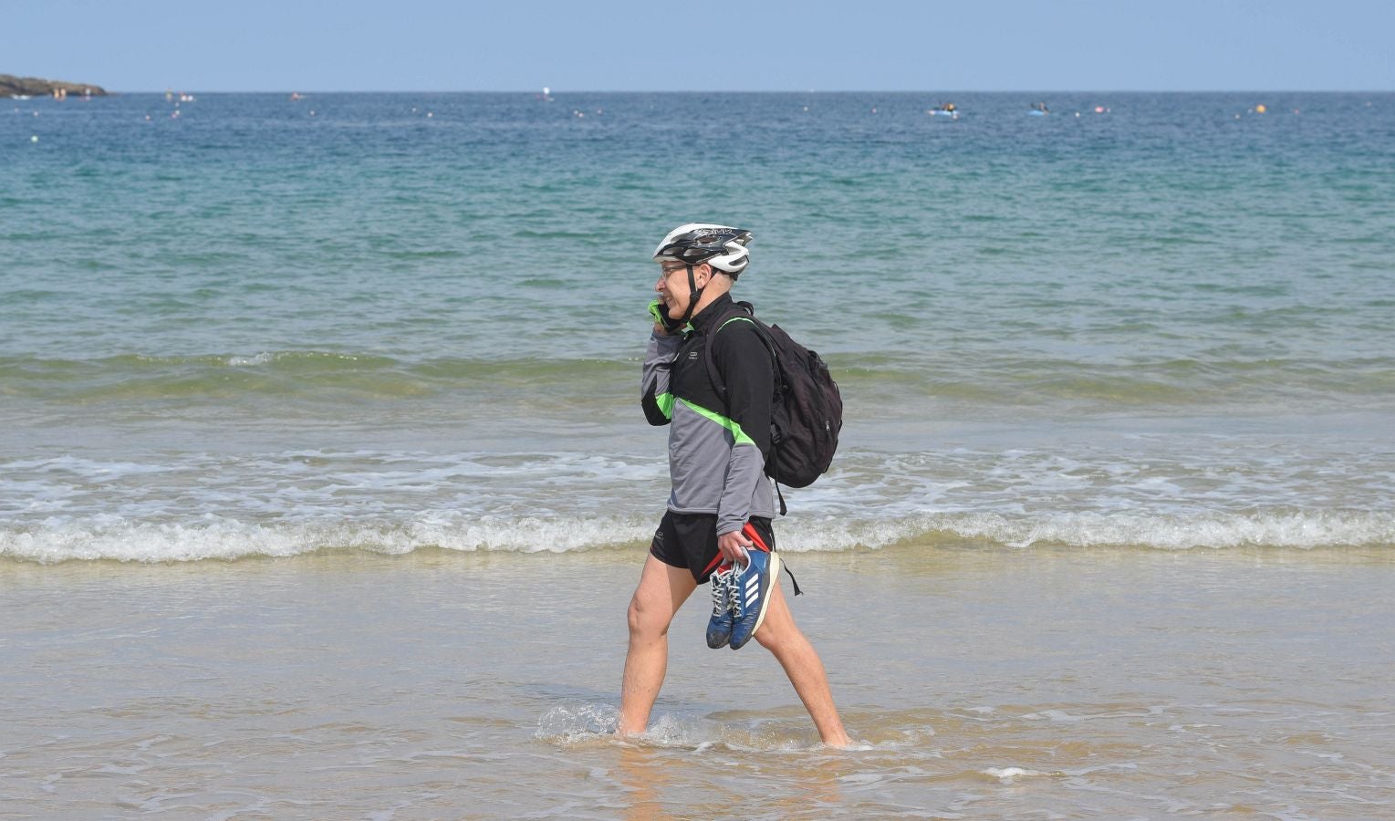 Fotos: Donostia disfruta de un sábado soleado y de agradables temperaturas