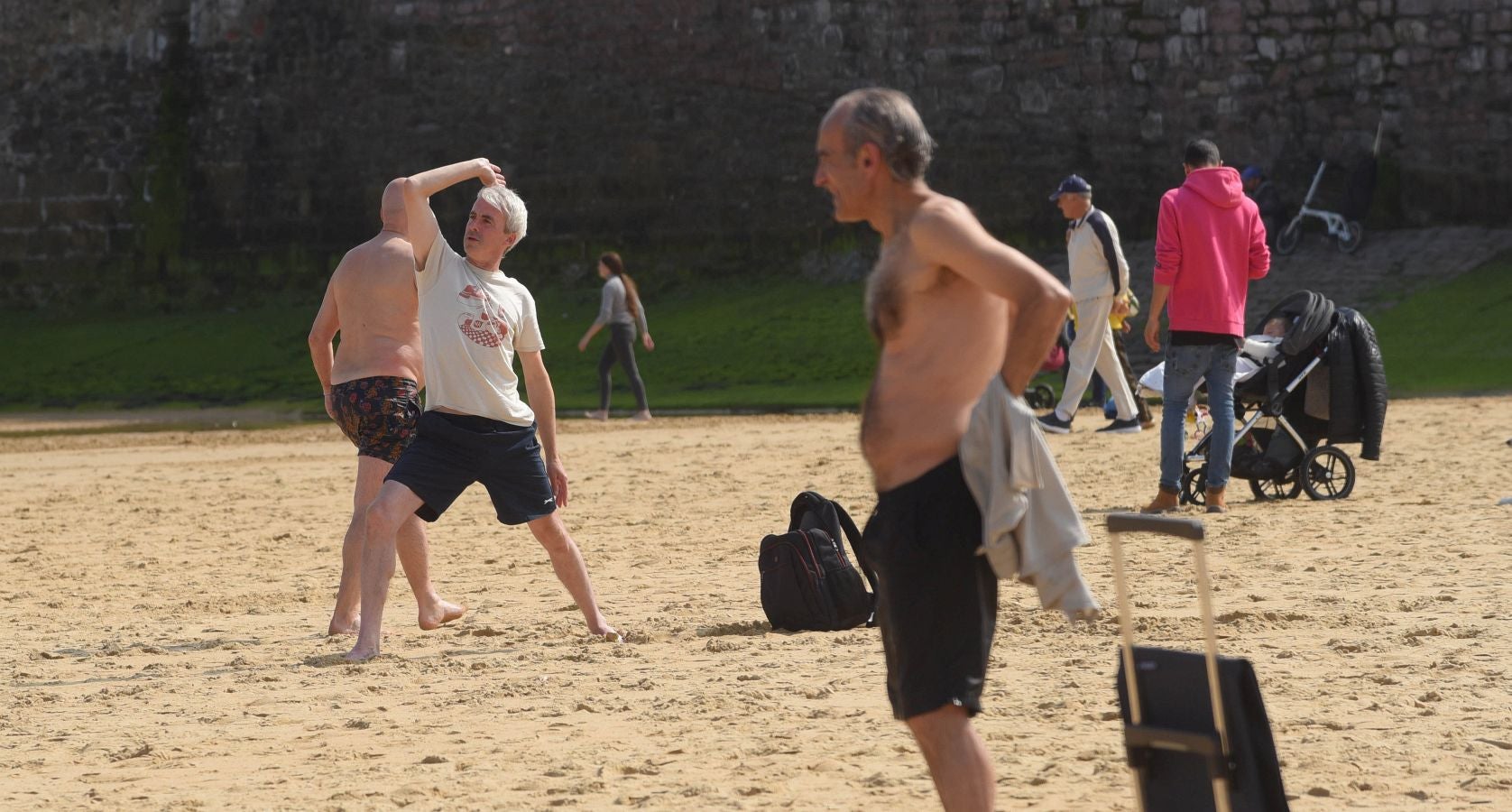 Fotos: Donostia disfruta de un sábado soleado y de agradables temperaturas