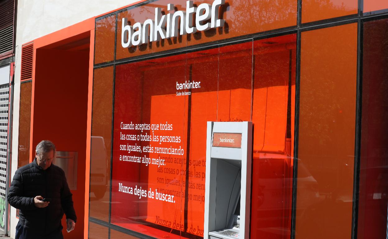 Imagen de una oficina de Bankinter.