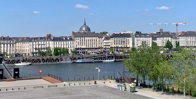 Vista del centro de Nantes
