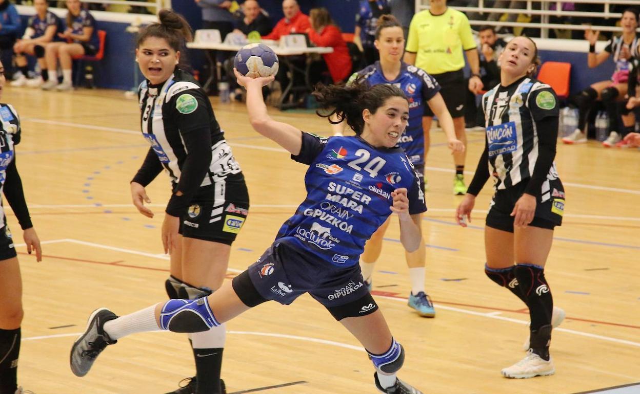 La jugadora del Bera Bera Sara Gil. 