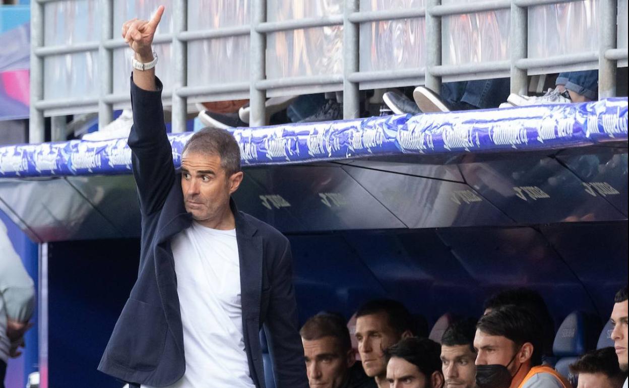 Gaizka Garitano espera un partido intenso en Leganés. 