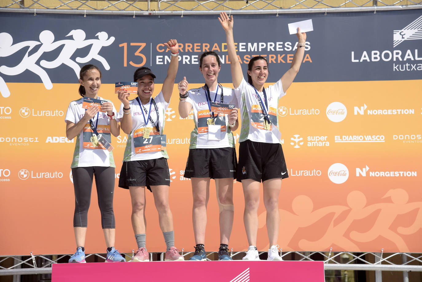 Fotos: Los participantes en la Carrera de Empresas de San Sebastián