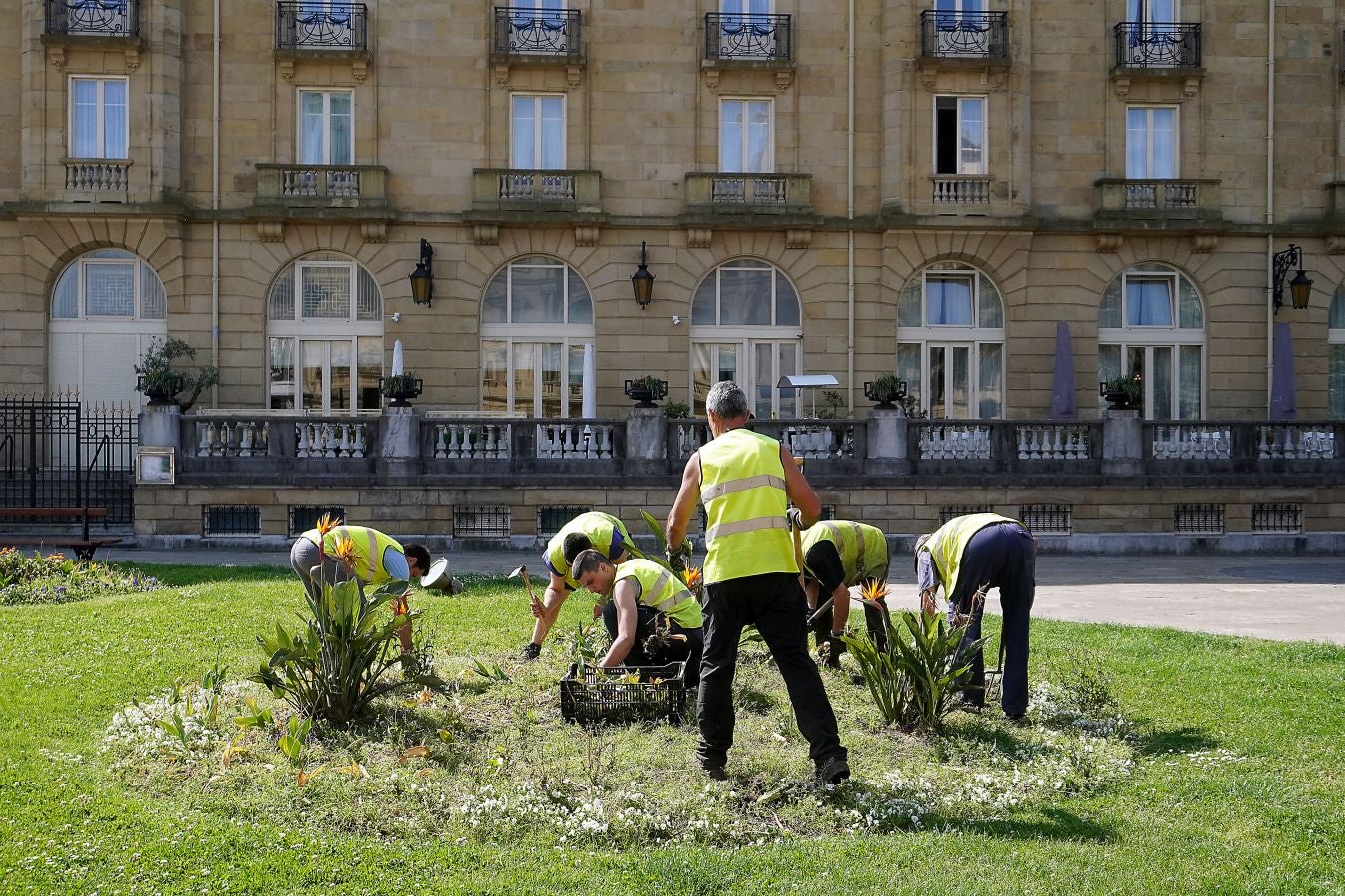 Fotos: Reparto de plantas y bulbos en San Sebastián