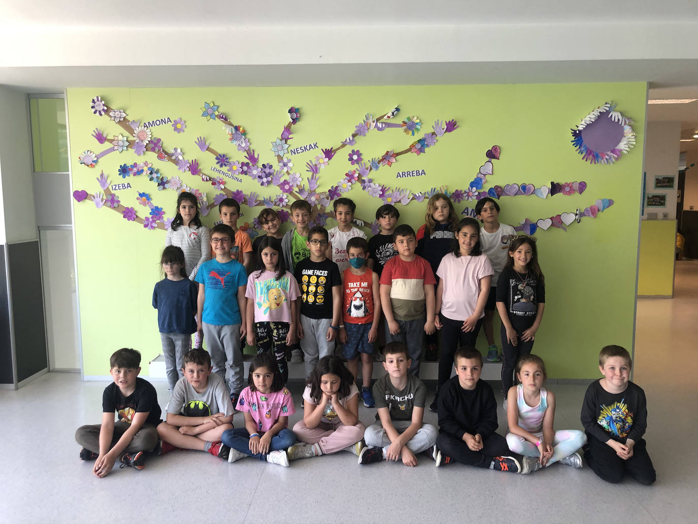 Los alumnos de 2º de Primaria.