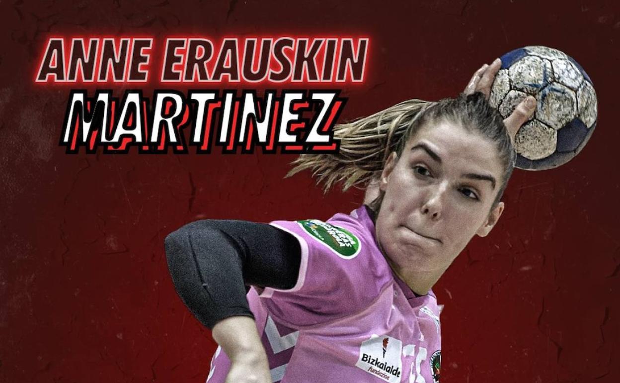 Anne Erauskin deja el Zuazo y jugará en el Super Amara Bera Bera. 