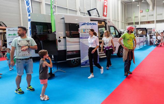 La feria Caravantour acogió a un buen número de visitantes. 