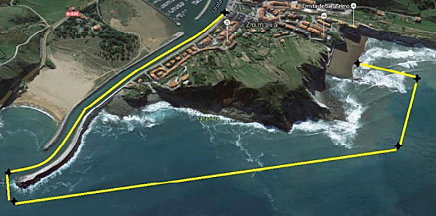 Recorrido de la Itzurun-Arranpla. 