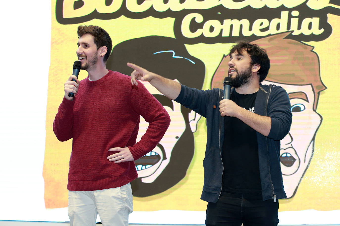 El dúo cómico Bocabeats ha dejado con la boca abierta a todos los presentes.