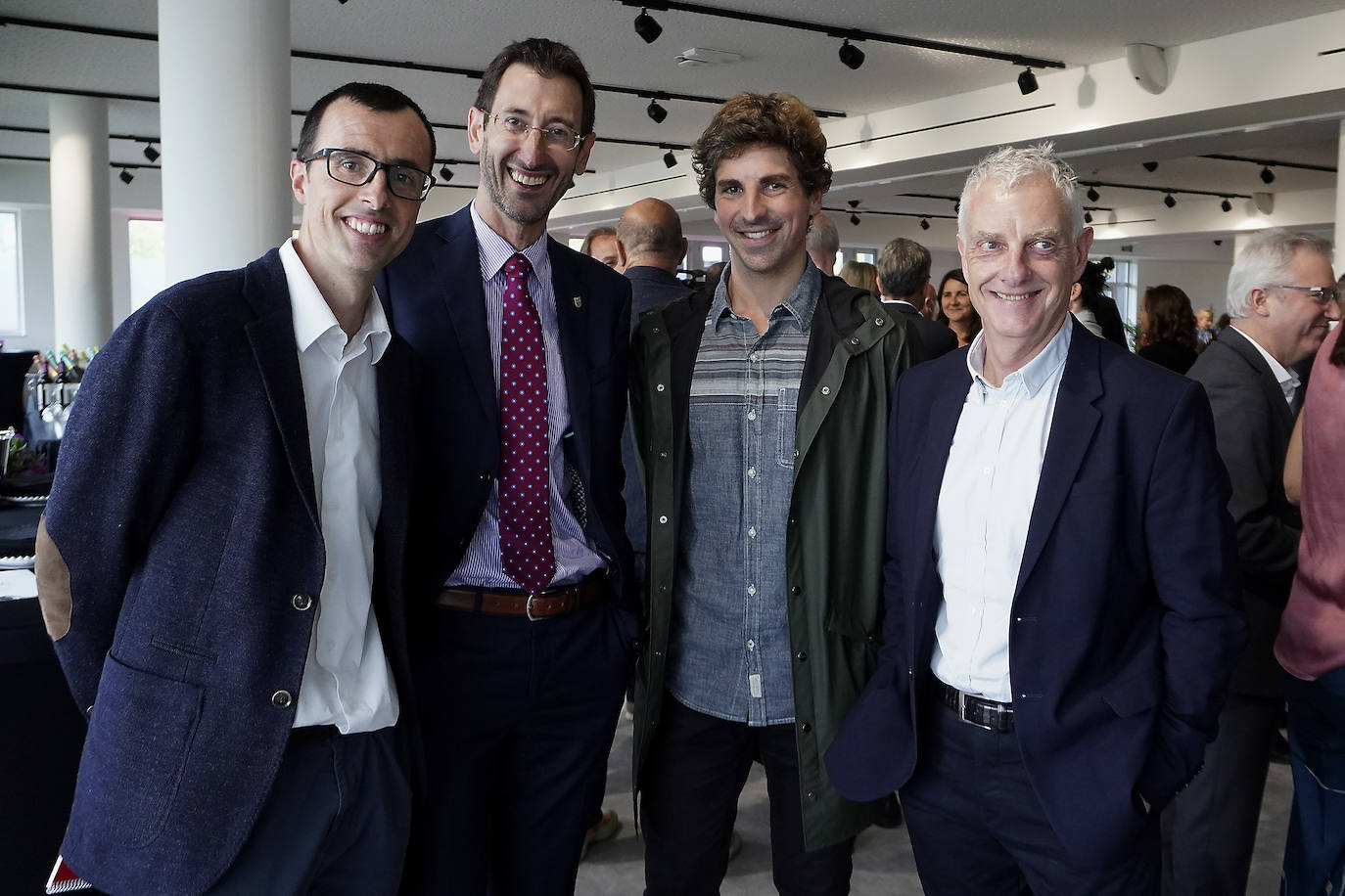 Gaizka Lasa, Xabier Riezu, Jon Insausti y Jaime Otamendi